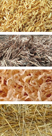 農(nóng)作物原料如麥桿、稻桿、玉米秸稈、稻殼、花生殼和其它農(nóng)作物